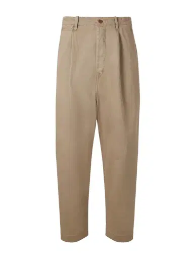 KAPITAL Straight-Leg Pleated Cotton-Twill Chinos - Men | Thumbnail 1 KAPITAL Straight-Leg Pleated Cotton-Twill Chinos - Men | Thumbnail 1
