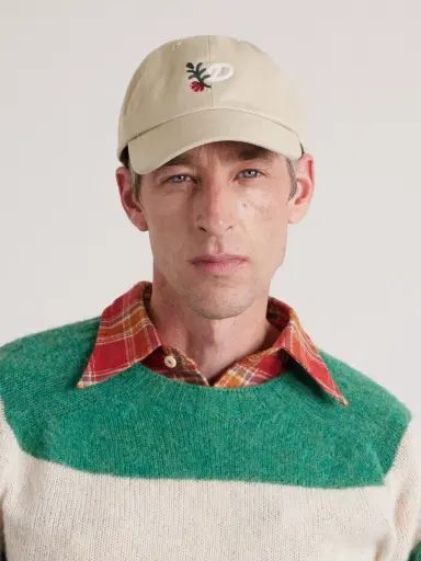 Drake's D Flower Embroidered Cotton-Twill Baseball Cap - Men | Thumbnail 2 Drake's D Flower Embroidered Cotton-Twill Baseball Cap - Men | Thumbnail 2