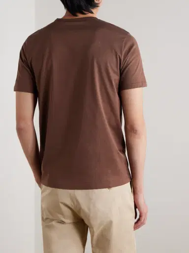 Sunspel Slim-Fit Cotton-Jersey T-Shirt - Men | Thumbnail 4 Sunspel Slim-Fit Cotton-Jersey T-Shirt - Men | Thumbnail 4