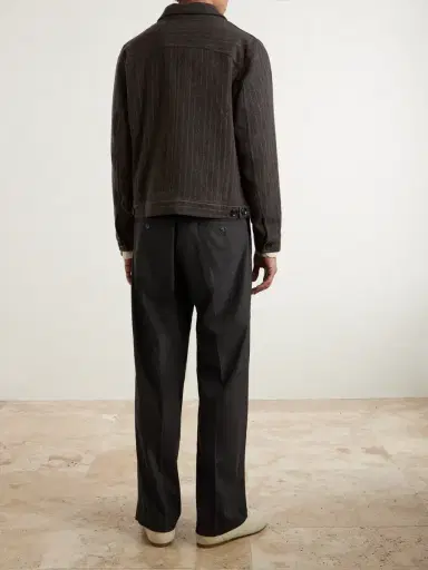 Oliver Spencer Buffalo Striped Wool-Blend Jacket - Men | Thumbnail 4 Oliver Spencer Buffalo Striped Wool-Blend Jacket - Men | Thumbnail 4