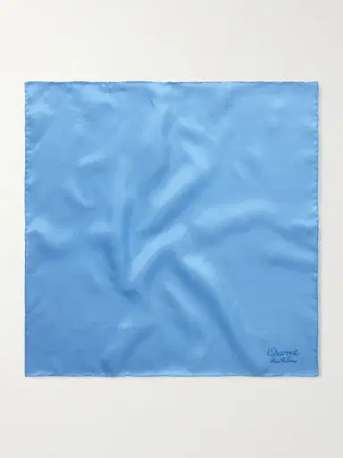 Charvet Silk Pocket Square - Men | Thumbnail 3 Charvet Silk Pocket Square - Men | Thumbnail 3