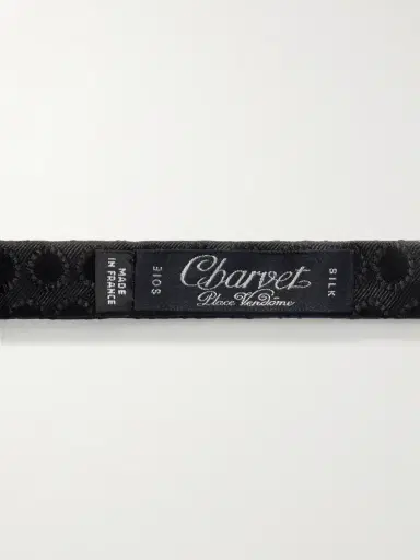 Charvet Pre-Tied Embroidered Silk Bow Tie - Men | Thumbnail 3 Charvet Pre-Tied Embroidered Silk Bow Tie - Men | Thumbnail 3