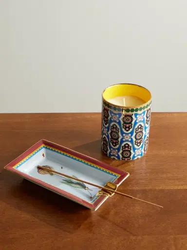 La DoubleJ Beto Val Leaftrail Painted Porcelain Incense Holder - Men | Thumbnail 2 La DoubleJ Beto Val Leaftrail Painted Porcelain Incense Holder - Men | Thumbnail 2