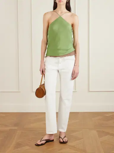 SIR. Danica Layered Silk-chiffon Halterneck Top | Thumbnail 2 SIR. Danica Layered Silk-chiffon Halterneck Top | Thumbnail 2