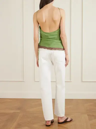 SIR. Danica Layered Silk-chiffon Halterneck Top | Thumbnail 3 SIR. Danica Layered Silk-chiffon Halterneck Top | Thumbnail 3