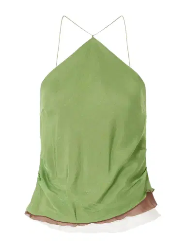 SIR. Danica Layered Silk-chiffon Halterneck Top | Thumbnail 1 SIR. Danica Layered Silk-chiffon Halterneck Top | Thumbnail 1