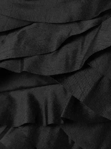 Aje Allairie Strapless Ruffled Shirred Faille Gown | Thumbnail 4 Aje Allairie Strapless Ruffled Shirred Faille Gown | Thumbnail 4