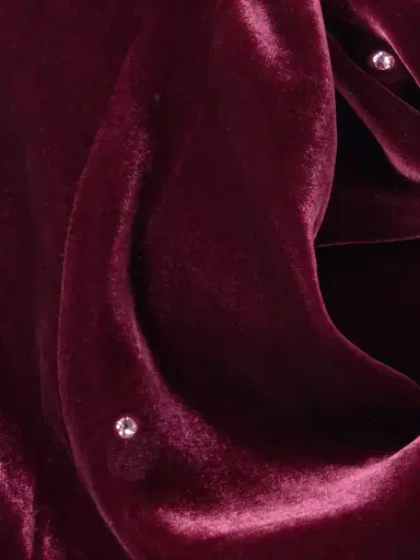 Olivia von Halle Jagger Crystal-embellished Velvet Pajama Set | Thumbnail 4 Olivia von Halle Jagger Crystal-embellished Velvet Pajama Set | Thumbnail 4