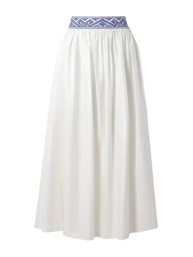 Ombretta Embroidered Cotton Midi Skirt Ombretta Embroidered Cotton Midi Skirt