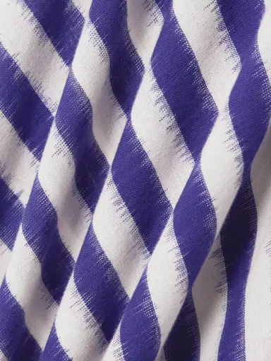 Emporio Sirenuse Margherita Ikat Striped Cotton Midi Dress | Thumbnail 4 Emporio Sirenuse Margherita Ikat Striped Cotton Midi Dress | Thumbnail 4