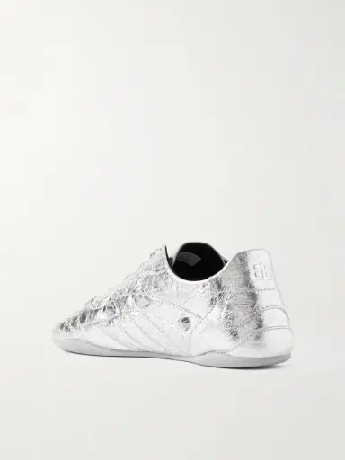 Balenciaga City Studded Metallic Crinkled-leather Sneakers | Thumbnail 3 Balenciaga City Studded Metallic Crinkled-leather Sneakers | Thumbnail 3