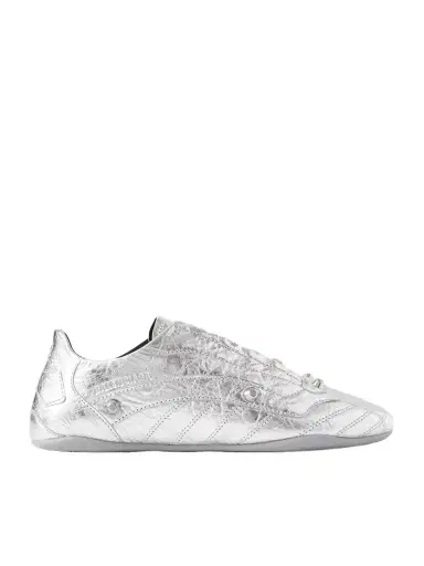 Balenciaga City Studded Metallic Crinkled-leather Sneakers | Thumbnail 1 Balenciaga City Studded Metallic Crinkled-leather Sneakers | Thumbnail 1