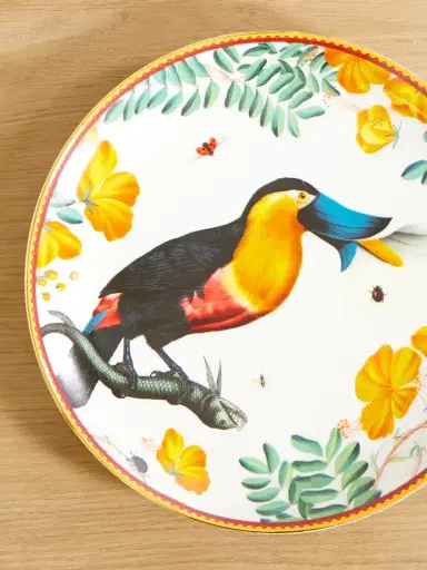 La DoubleJ + Beto Val Gold-plated Painted Porcelain Plate | Thumbnail 3 La DoubleJ + Beto Val Gold-plated Painted Porcelain Plate | Thumbnail 3
