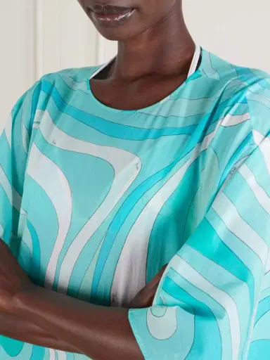 PUCCI Printed Cotton-voile Kaftan | Thumbnail 5 PUCCI Printed Cotton-voile Kaftan | Thumbnail 5