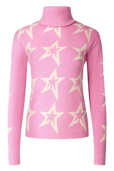 Perfect Moment Star Dust Sweater - Lilac White | Thumbnail 1 Perfect Moment Star Dust Sweater - Lilac White | Thumbnail 1