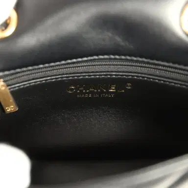 Chanel Chanel Mini Shearling Flap Bag Black Lambskin Brushed Gold Hardware | Thumbnail 9 Chanel Chanel Mini Shearling Flap Bag Black Lambskin Brushed Gold Hardware | Thumbnail 9