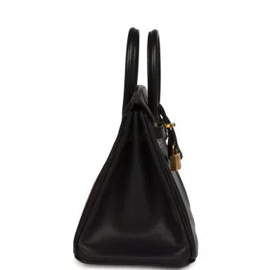 HERMÈS Hermes Birkin 25 Black Volupto Gold Hardware | Thumbnail 3 HERMÈS Hermes Birkin 25 Black Volupto Gold Hardware | Thumbnail 3
