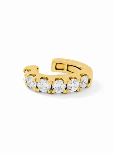 Beatriz Werebe Jumbo Yellow Gold Diamond Ear Cuff | Thumbnail 3 Beatriz Werebe Jumbo Yellow Gold Diamond Ear Cuff | Thumbnail 3