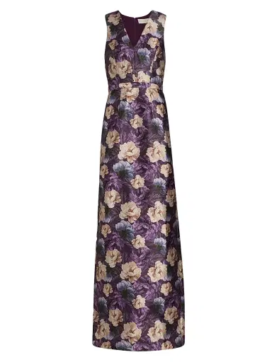 SACHIN & BABI Women's Adellyn Floral Sleeveless Gown | Thumbnail 1 SACHIN & BABI Women's Adellyn Floral Sleeveless Gown | Thumbnail 1