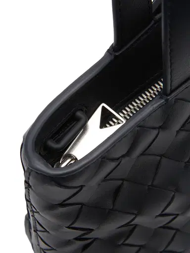 Bottega Veneta Men's Mini Intrecciato Leather Zip Tote Bag | Thumbnail 6 Bottega Veneta Men's Mini Intrecciato Leather Zip Tote Bag | Thumbnail 6