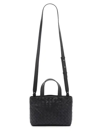 Bottega Veneta Men's Mini Intrecciato Leather Zip Tote Bag | Thumbnail 8 Bottega Veneta Men's Mini Intrecciato Leather Zip Tote Bag | Thumbnail 8