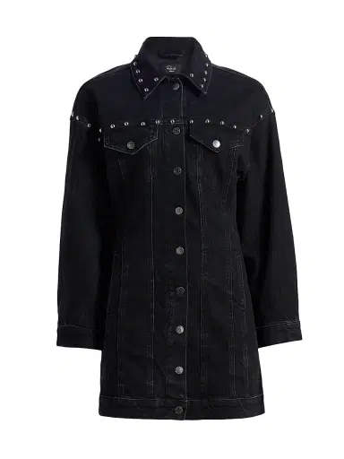 RAILS Women's Ladera Studded Denim Mini-Shirtdress | Thumbnail 1 RAILS Women's Ladera Studded Denim Mini-Shirtdress | Thumbnail 1
