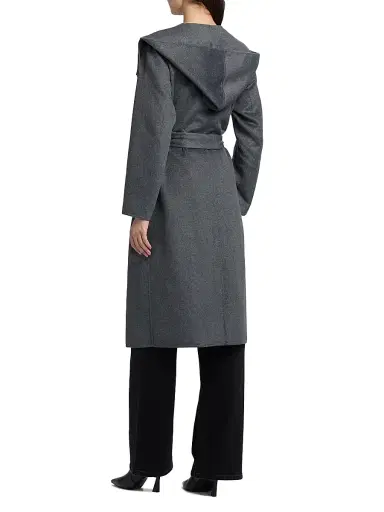 Rails Women's Arlon Hooded Fringe-Trim Wool-Blend Coat - Heather Charcoal | Thumbnail 5 Rails Women's Arlon Hooded Fringe-Trim Wool-Blend Coat - Heather Charcoal | Thumbnail 5