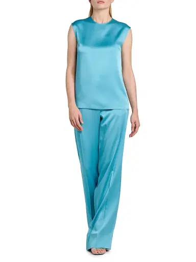 Stella McCartney Women's Satin Sleeveless Top | Thumbnail 2 Stella McCartney Women's Satin Sleeveless Top | Thumbnail 2