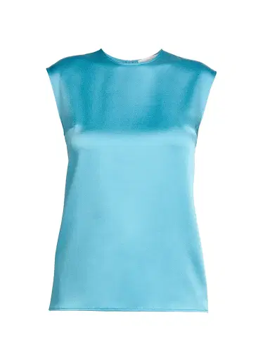 Stella McCartney Women's Satin Sleeveless Top | Thumbnail 1 Stella McCartney Women's Satin Sleeveless Top | Thumbnail 1