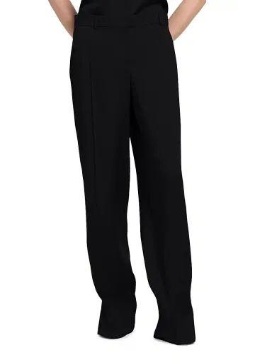 Stella McCartney Women's Satin Dropped Waist Straight Pants | Thumbnail 3 Stella McCartney Women's Satin Dropped Waist Straight Pants | Thumbnail 3