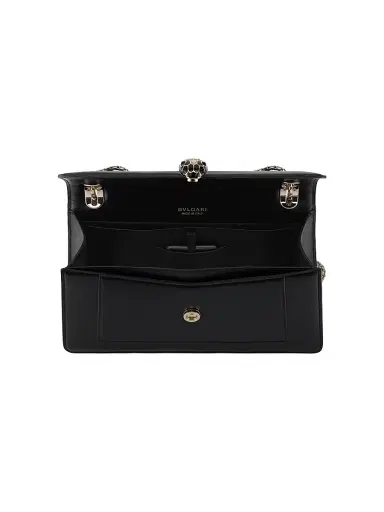 BVLGARI Women's Serpenti Forever Leather Shoulder Bag - Black | Thumbnail 2 BVLGARI Women's Serpenti Forever Leather Shoulder Bag - Black | Thumbnail 2