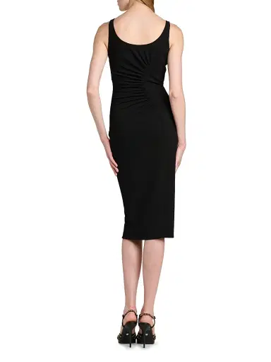Versace Women's Stretch Crepe Jersey Bodycon Midi-Dress - Black - Size 12 | Thumbnail 5 Versace Women's Stretch Crepe Jersey Bodycon Midi-Dress - Black - Size 12 | Thumbnail 5