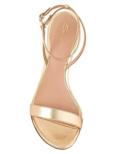 Santoni Women's 40MM Patent Leather Sandals - Gold - Size 9.5 | Thumbnail 5 Santoni Women's 40MM Patent Leather Sandals - Gold - Size 9.5 | Thumbnail 5