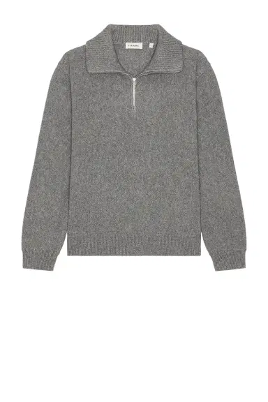 FRAME Wool Zip Sweater | Thumbnail 4 FRAME Wool Zip Sweater | Thumbnail 4