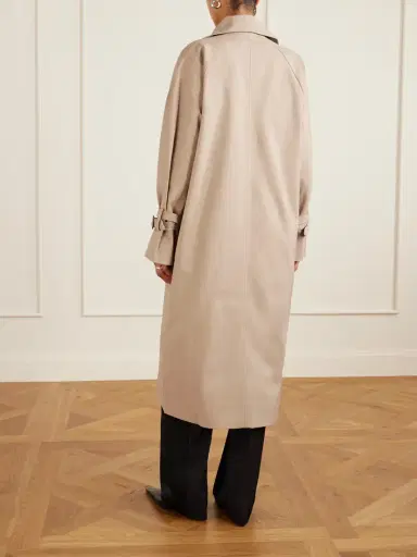 TOTEME Signature Double-breasted Cotton-blend Gabardine Trench Coat | Thumbnail 4 TOTEME Signature Double-breasted Cotton-blend Gabardine Trench Coat | Thumbnail 4