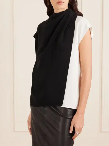 Proenza Schouler Elsa Asymmetric Crepe Top | Thumbnail 3 Proenza Schouler Elsa Asymmetric Crepe Top | Thumbnail 3