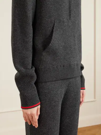 Gucci Striped Wool-blend Half-zip Polo Sweater | Thumbnail 6 Gucci Striped Wool-blend Half-zip Polo Sweater | Thumbnail 6