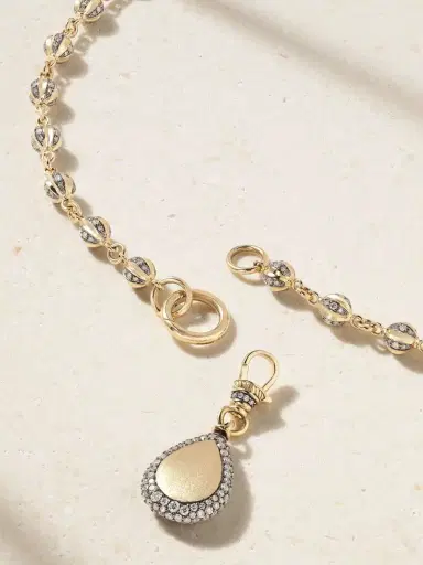 Lucy Delius 14-karat Gold Diamond Necklace | Thumbnail 3 Lucy Delius 14-karat Gold Diamond Necklace | Thumbnail 3