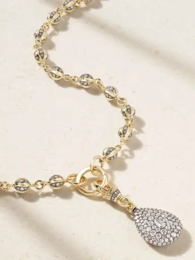 Lucy Delius 14-karat Gold Diamond Necklace | Thumbnail 4 Lucy Delius 14-karat Gold Diamond Necklace | Thumbnail 4