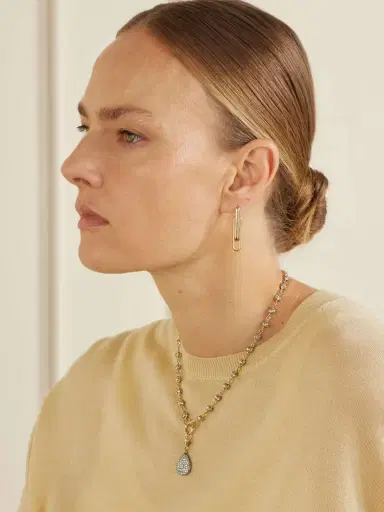 Lucy Delius 14-karat Gold Diamond Necklace | Thumbnail 5 Lucy Delius 14-karat Gold Diamond Necklace | Thumbnail 5