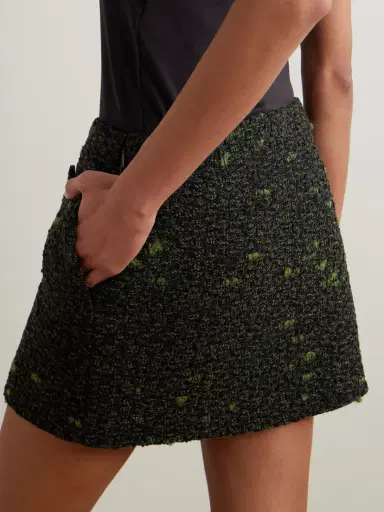 Gucci Button-embellished Wool-blend Bouclé Mini Skirt | Thumbnail 3 Gucci Button-embellished Wool-blend Bouclé Mini Skirt | Thumbnail 3