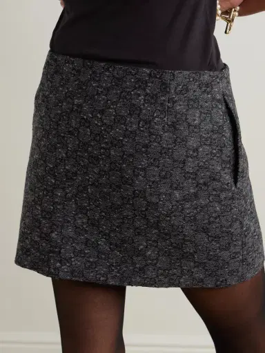 Gucci Wool-blend Tweed Jacquard Mini Skirt | Thumbnail 3 Gucci Wool-blend Tweed Jacquard Mini Skirt | Thumbnail 3