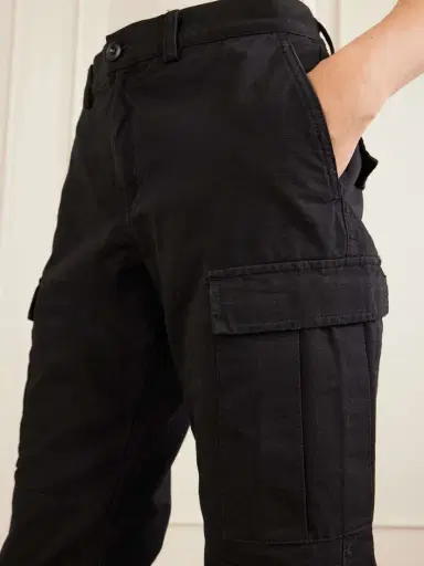 Balenciaga Cropped Paneled Cotton-ripstop Flared Cargo Pants | Thumbnail 5 Balenciaga Cropped Paneled Cotton-ripstop Flared Cargo Pants | Thumbnail 5