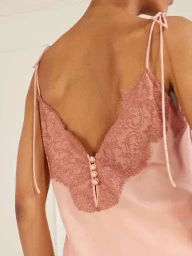 Valentino Garavani Lace-trimmed Silk Crepe De Chine Camisole | Thumbnail 6 Valentino Garavani Lace-trimmed Silk Crepe De Chine Camisole | Thumbnail 6