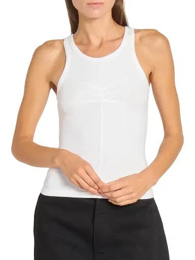 Alaïa Women's Darts Stretch Cotton-Blend Tank | Thumbnail 3 Alaïa Women's Darts Stretch Cotton-Blend Tank | Thumbnail 3