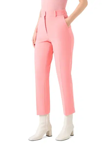 Akris punto Women's Feryn Mid-Rise Tapered Pants - Blush | Thumbnail 4 Akris punto Women's Feryn Mid-Rise Tapered Pants - Blush | Thumbnail 4
