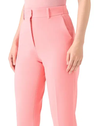 Akris punto Women's Feryn Mid-Rise Tapered Pants - Blush | Thumbnail 6 Akris punto Women's Feryn Mid-Rise Tapered Pants - Blush | Thumbnail 6