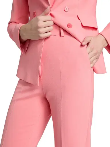Akris punto Women's Feryn Mid-Rise Tapered Pants - Blush | Thumbnail 7 Akris punto Women's Feryn Mid-Rise Tapered Pants - Blush | Thumbnail 7