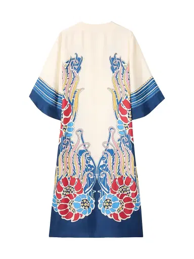 La DoubleJ Women's The Kaftan Placée - Lemuria Placee Blue | Thumbnail 2 La DoubleJ Women's The Kaftan Placée - Lemuria Placee Blue | Thumbnail 2