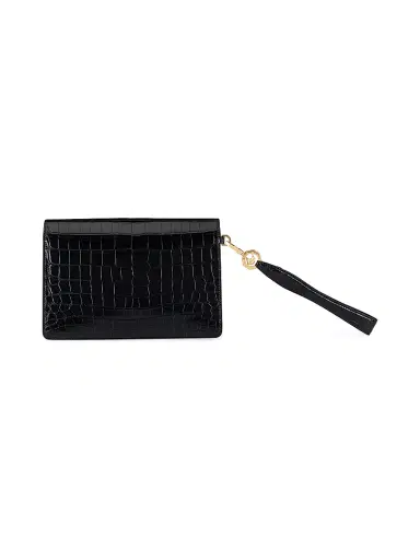 Stefano Ricci Men's Croc Pouch - Black | Thumbnail 2 Stefano Ricci Men's Croc Pouch - Black | Thumbnail 2